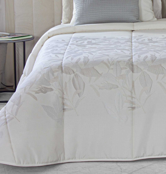 Couvre lit matelassé jacquard Paray Reig Marti - Blancollection
