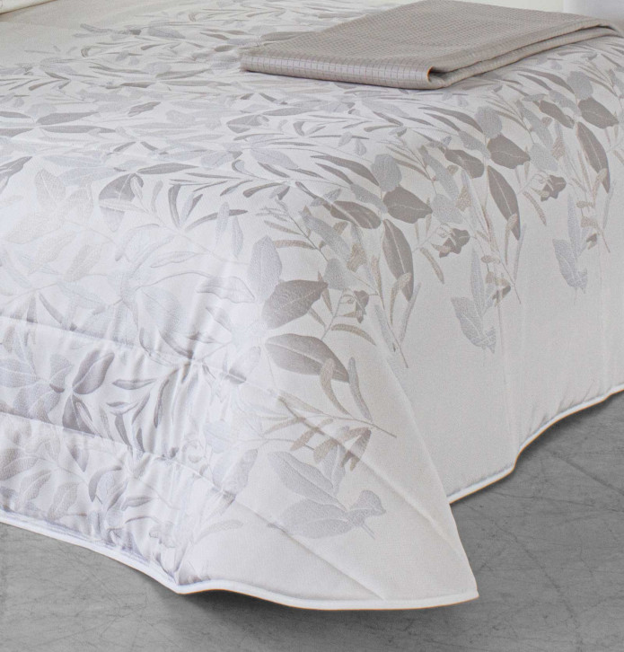 Couvre lit matelassé jacquard Paray Reig Marti - Blancollection