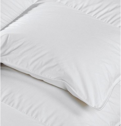 Couette 90% duvet d’oie 270g/m² zoom passepoil