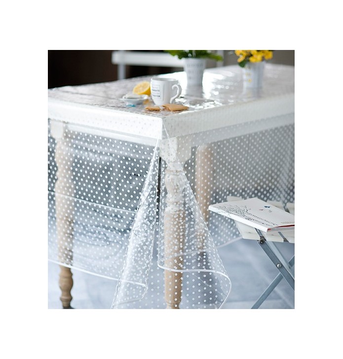 Nappe translucide Plumetis Calitex