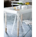 Nappe translucide Plumetis