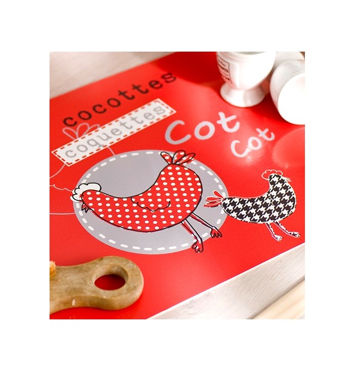 Lot de sets de table Coquette zoom