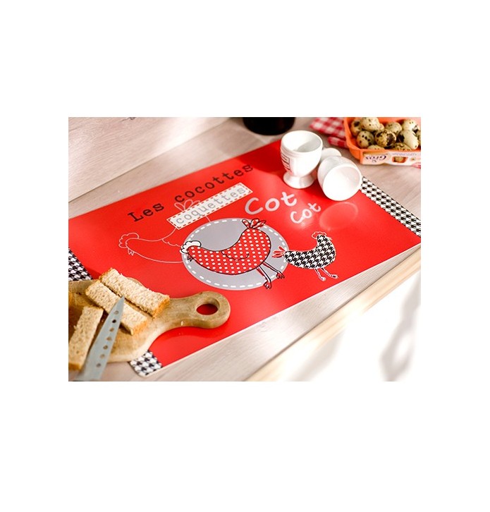 Lot de sets de table Coquette