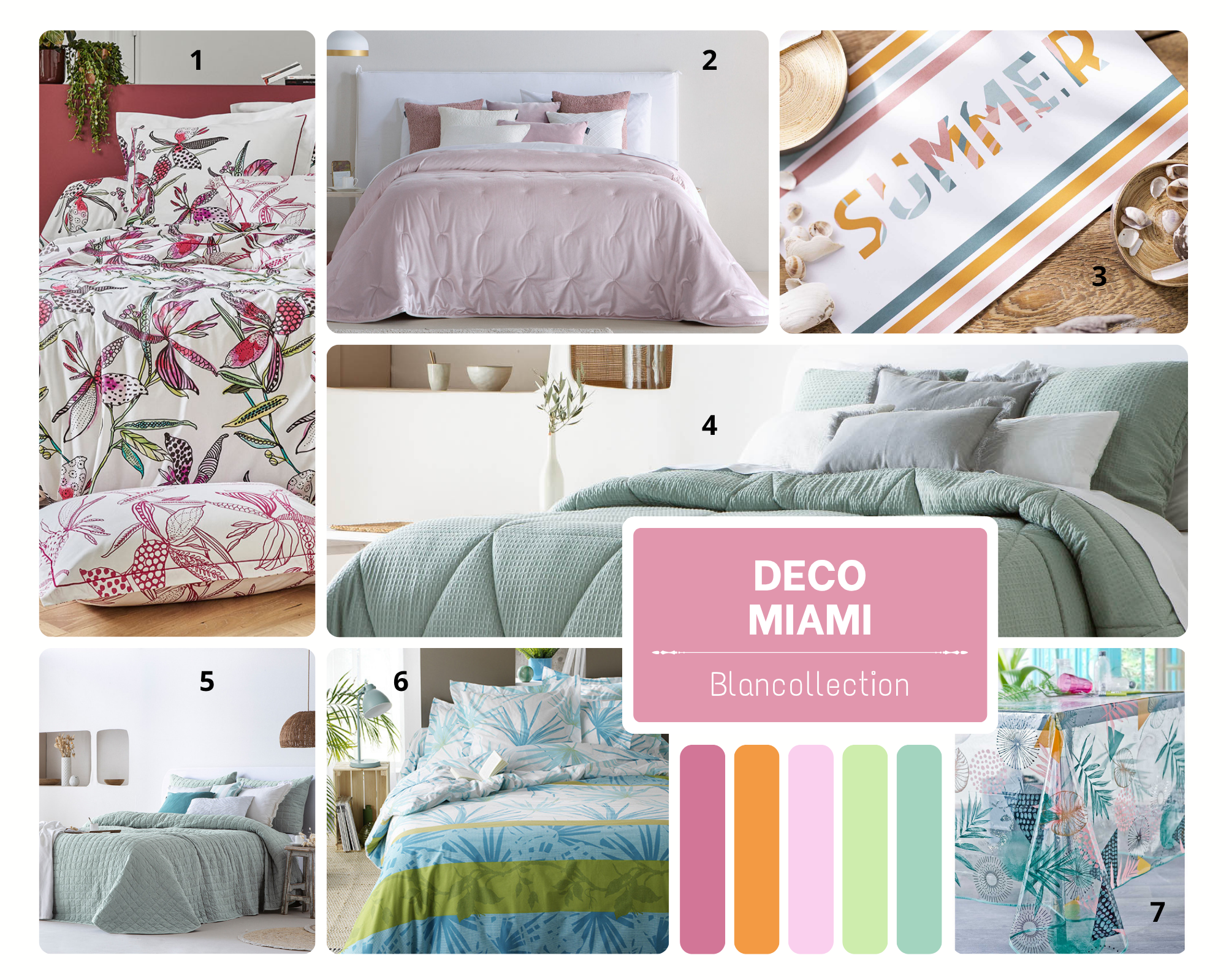 Planche déco Miami