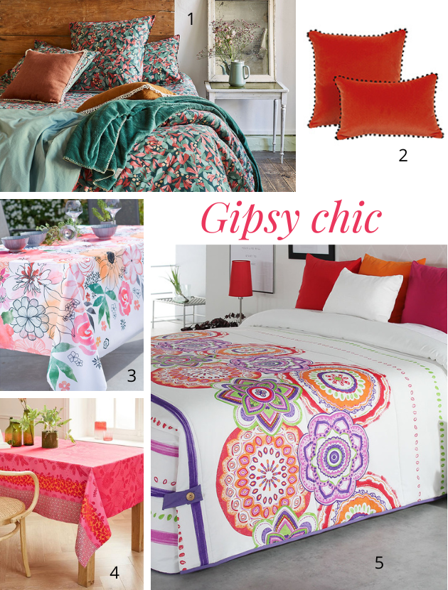 Planche déco Gipsy chic