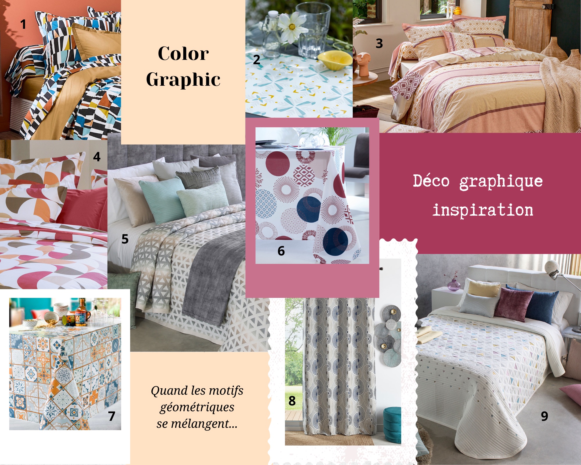 Planche déco Color Graphic