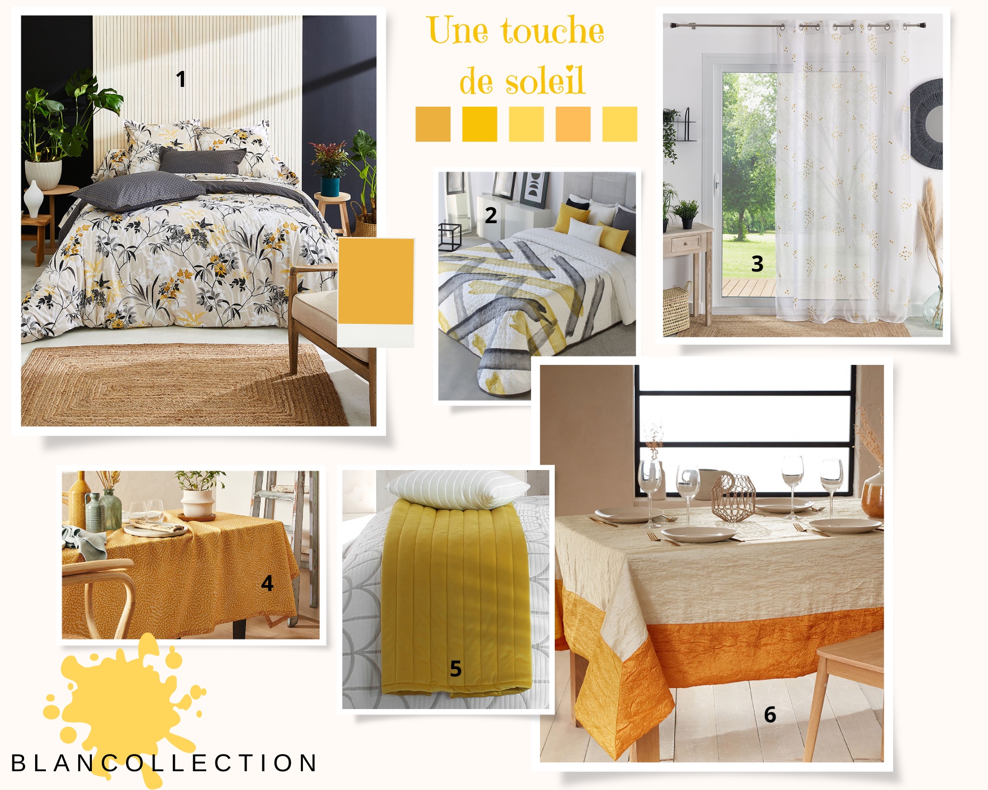Planche déco touche de soleil