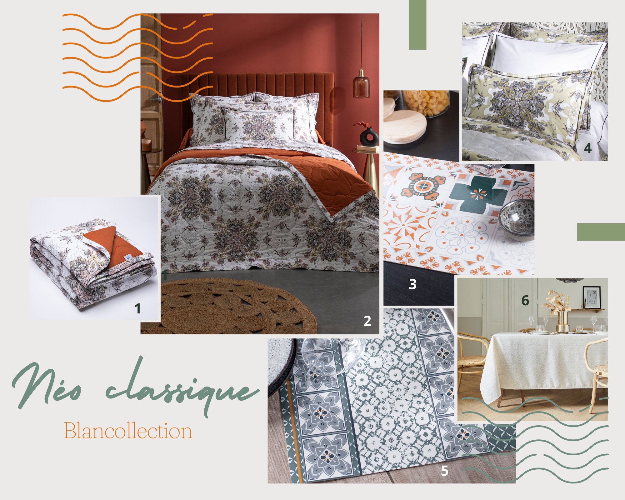 Planche déco Néo Classique