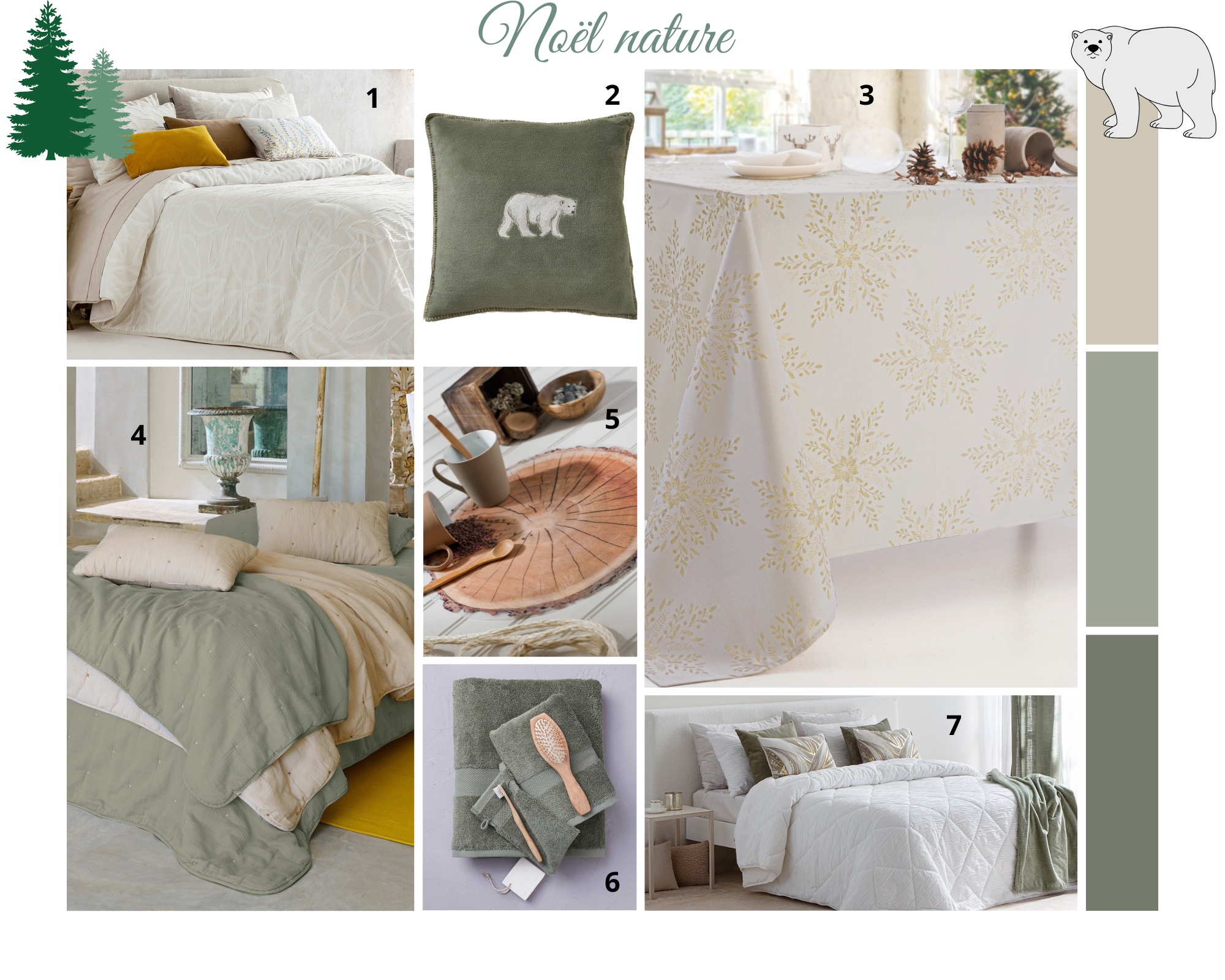Planche déco Noële nature